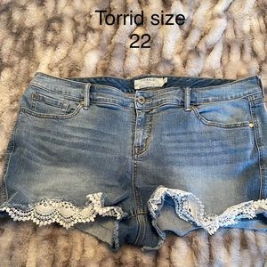 Torrid Lace Shorts